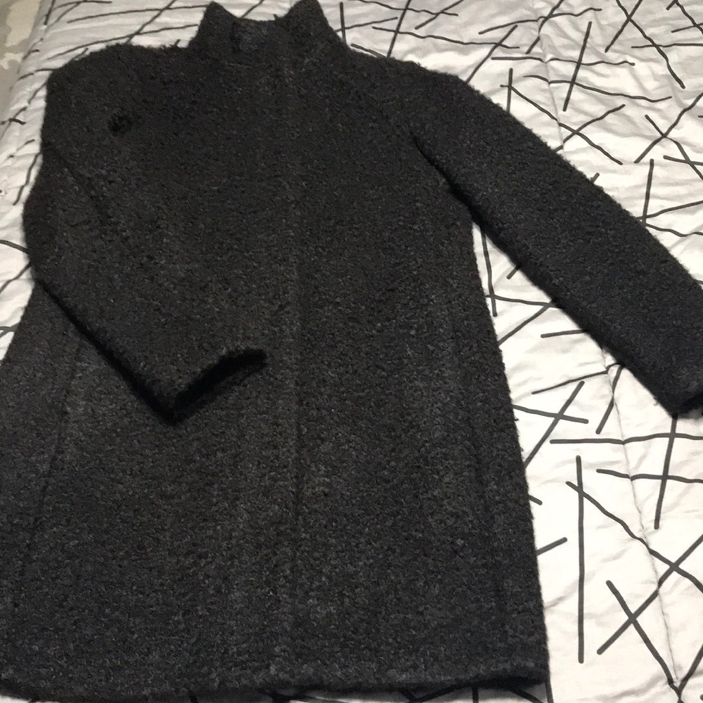 Black button up Dress coat with pockets